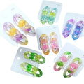 Wholesale Sweet Girl Gradient Jelly Summer Meteor Jewelry Cute Colorful Long Acrylic Drop Earrings Frosted Resin Chain