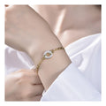Wholesale China Factory Top Design Adjustable Diamond Bracelet 18K Gold Plated Bracelet Cubic Zircon Custom Charm Bracelet