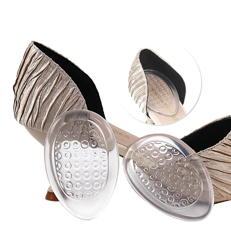 Silicone Gel Heel Cushion Pads Invisible Shock Absorption Shoe Insert for Foot Care Heel Protector Sports & Comfort Insoles