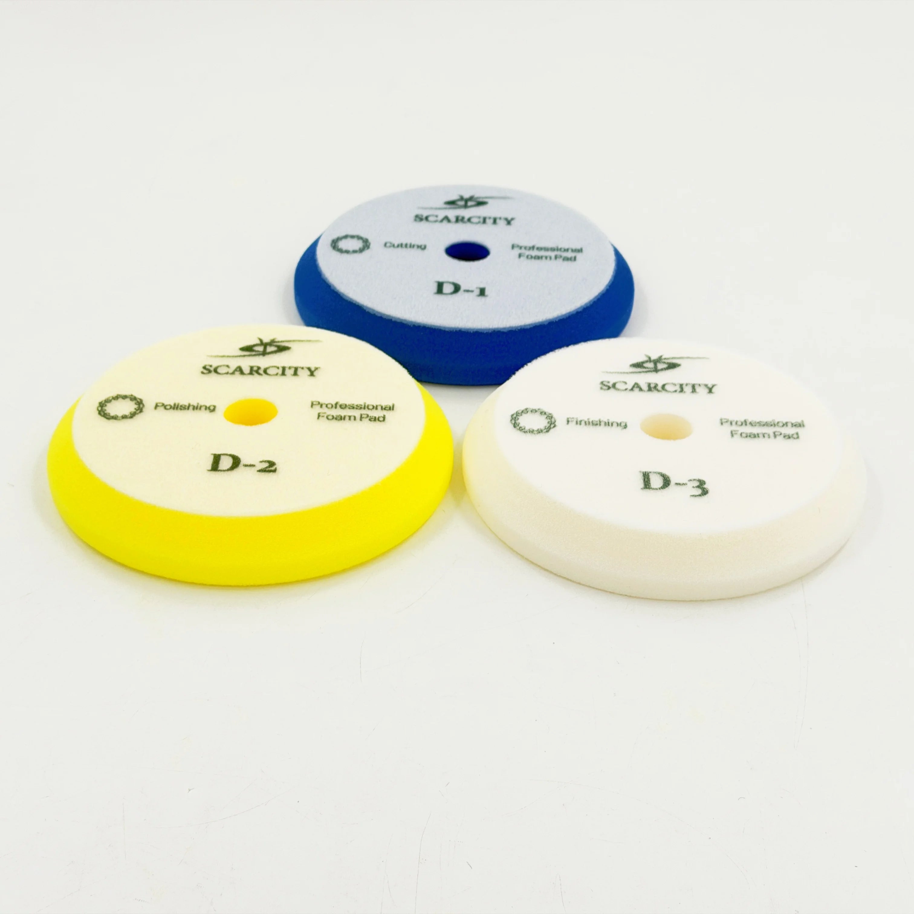 SCARCITY D Series High Efficiency Polish Pad with Grit 40-800 Disc Shape Coarse to Fine Abrasive for Car Beauty Shop