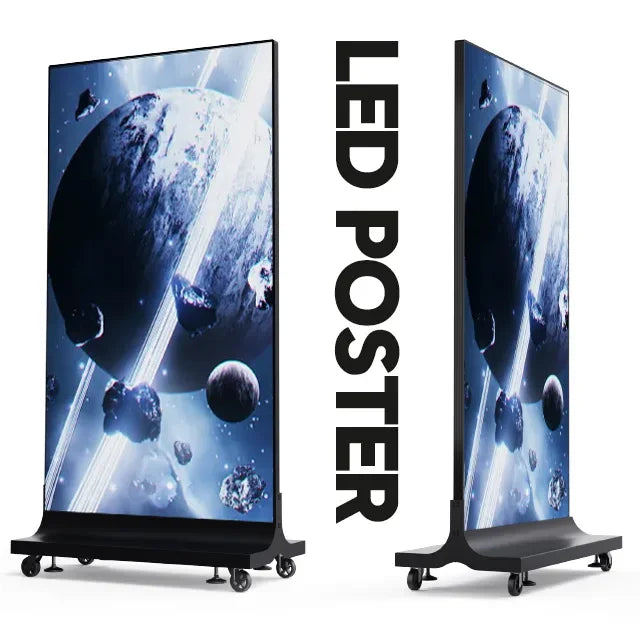 Wholesale Slim Smart Advertising Led Screen Poster P1.25 Wifi Control Digital Pantalla LED Banners Video Wall Board Display