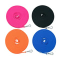 Nylon Collar Rivet Dog Leash PLV101T Long 5FT 15FT 30FT PVC Polyester Easy Clean Soft Solid Waterproof Durable Waterproof