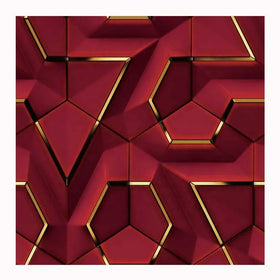 Interior Wallpapers/wall Coating Geometric Modern Design Waterproof Vinyl Wall Paper PVC 3d Wallpaper Home Decoration