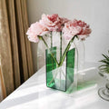Acrylic Flower Vase Make-up Brush Pen Holder Elegant Modern Contemporary Design Vase for Home Office Wedding Decor
