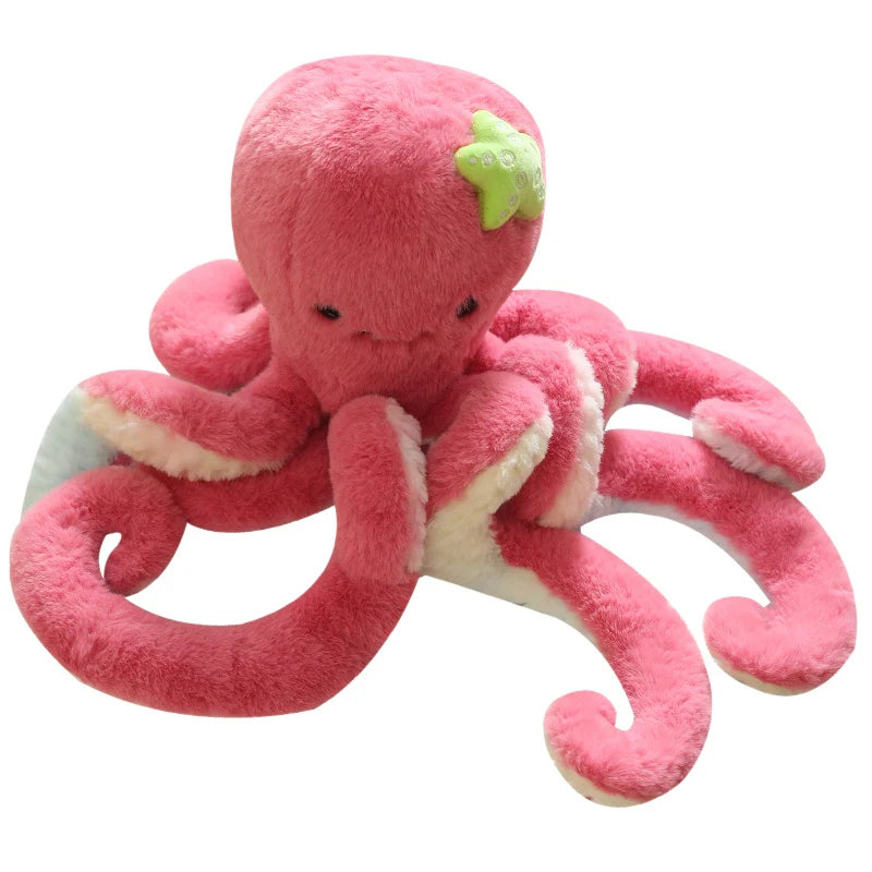50/75cm Super Soft Lifelike Octopus Plush Doll Cuddly Octopus Shaped Plush Toys Cute Simulation Octopus Plush Toy Gift for Kids