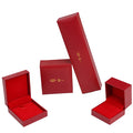 New Trending Creative High End Shangliang Brand Window Rigid Specialty Paper Jewelry Packaging Red Portable Box Magnetic Box