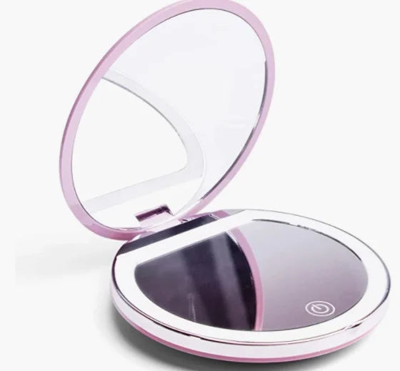 Led Makeup Mirror Private Label 3 Colors Cosmetic Mirror Available Rechargeable round Led Mirror