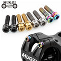 MUQZI Wholesale Titanium Alloy Bicycle Stem Bolts Screws M5x15 17 19mm Handlebar Stem Fixed Screw