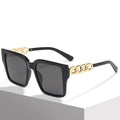 Square Women Sunglasses 2022 Fashion Oversized Shades Ladies Luxury Brand Blue Pink Gradient Sun Glasses