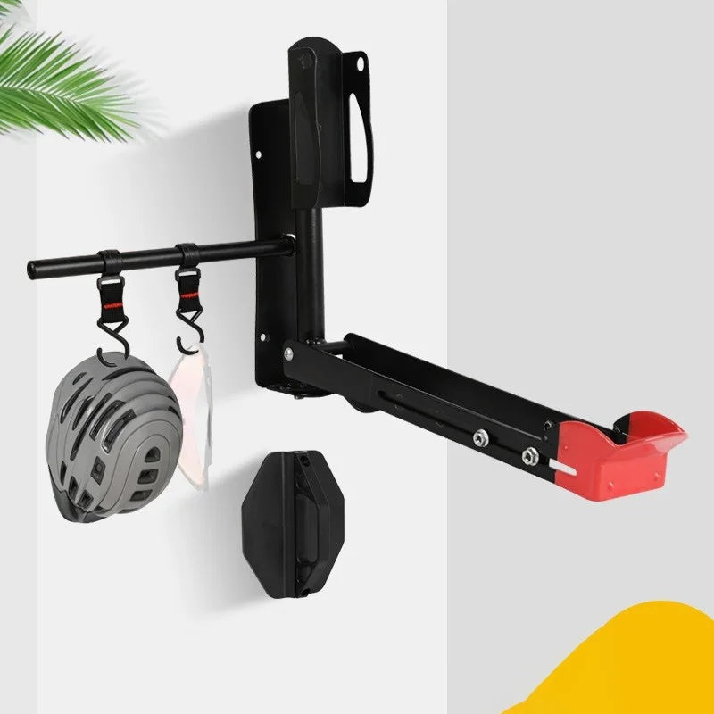 Adjustable Bike Rack Wall Mount Vertical Storage Stand for Garage Bicycle Holder Parking Swivel Hook and Hanger