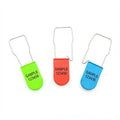 Tamper Proof Self-locking Stainless Steel ABS Plastic Electric Meter Padlock Seals