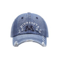 Men's Women's Soft Top Sunshade Baseball Cap Three-Dimensional Embroidery Summer Letter Design Versatile Breathable Denim Common