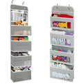 Hanging Storage Bag Organizer with Clear Window for Living Room Bedroom Home Over the Door Organizer Storage