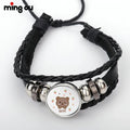 Metal Crafts Valentine's Day Gift Jewelry Leather Cuff Bracelet Handmade Jewelry Men and Women Sublimation Leather Bracelet