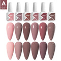 JTING Private Label Hema Free VEGAN Gel Polish Set 6colors with Unique Package Box Design Nail Supply Salon Uv Gel OEM Bottles