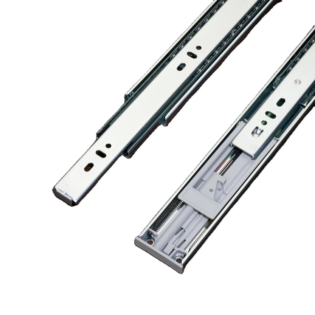 Modern 45mm Furniture Hardware Soft-Closing Drawer Slide Rails for Kitchen Gym Bedroom Apartment Bathroom Use