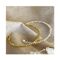 Factory Wholesale 925 Sterling Silver Gold Color Beaded Bracelet &Bangle Women Fine Jewelry