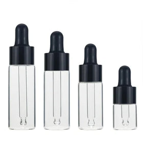 5ml 10ml 20ml 30ml 50ml Serum Glass Cosmetic Dropper Bottle White Dropper Bottle