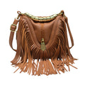 Wholesale Price Vintage Bags Women Handbags Tassel Crossbody Bags PU Leather Western Fringe Purse