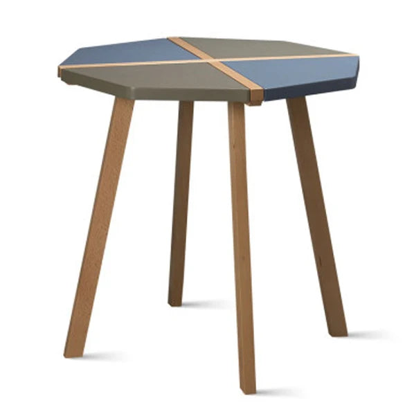 Nordic Unique Montage Color PP Top Iron Solid Leg Wood Convertible Coffee Table Modern Living Room Furniture Small Size