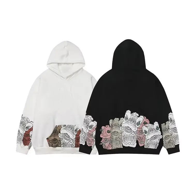 Custom Printed logo 320 Gsm French Terry Cotton Hoodies DTG Printing Hoodie Men's Hoodies and Sweatshirts