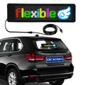 Flexible Car Led Sign Text Animations logo Light up Car Window Sticker Smart App Programmable Advertising Messages Display Led