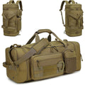 3-in-1 Tactical Gym Backpack for Men & Women 40-45L Expandable Travel Duffle Bag with Shoe Compartment & Wet Pocket for Fitness