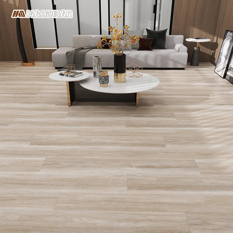 Indoor 4mm 6.5mm 8mm European Oak Luxury SPC Flooring Rigid Core Vinyl Click Flooring