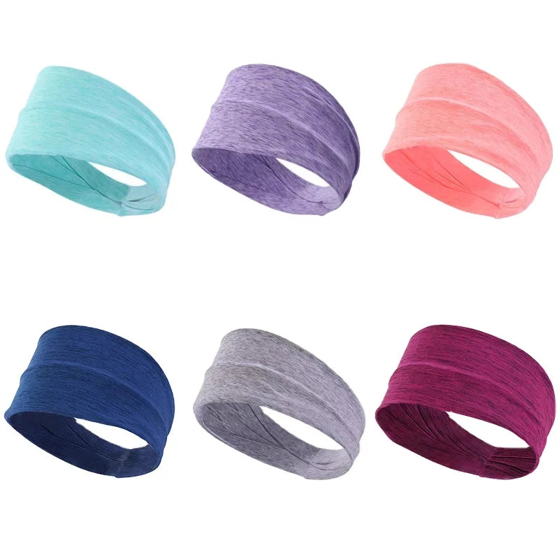 Seamless Fine Hair Strap Breathable Sweatband for Outdoor Sports Suitable for Outdoor Sports Running and Cycling