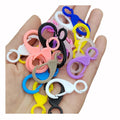 Multicolor 22*40MM Lobster Clasp Hooks Plastic Snap Clasps Backpack Clips for Crafts Keychain Key Ring DIY Handmade