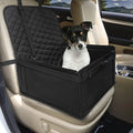 Car Dog Bed Storage Pockets Seat Belt Tether Reinforced Walls Portable Waterproof Breathable Fashion Pet Travel Solid Pattern