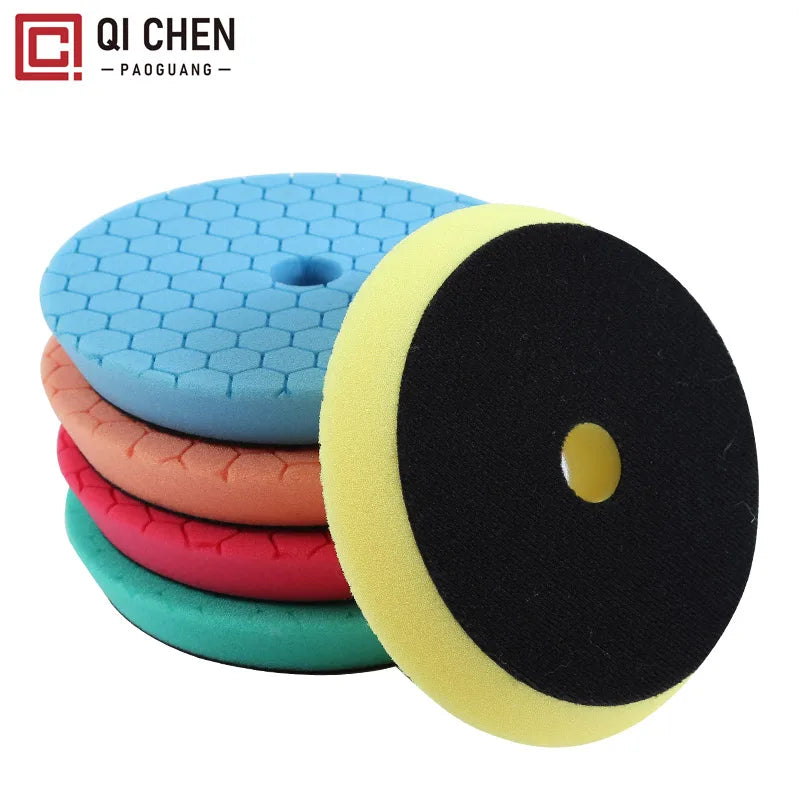 Chinese High-quality Diamond Polishing Pad Sponge Cutting Polishing and Finishing 3-step Self-adhesive Sponge Pad