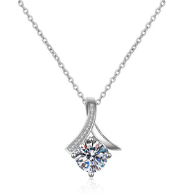 S925 Sterling Silver Necklace Herringbone Design Zirconia Collarbone Chain Temperament Hundred Matching Collarbone Chain Female