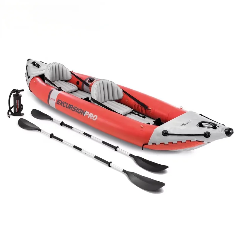 Intex 68309 Outdoor Water Sports Inflatable Boats Fishing Canoe Inflatable Excursion Pro K2 Kayak