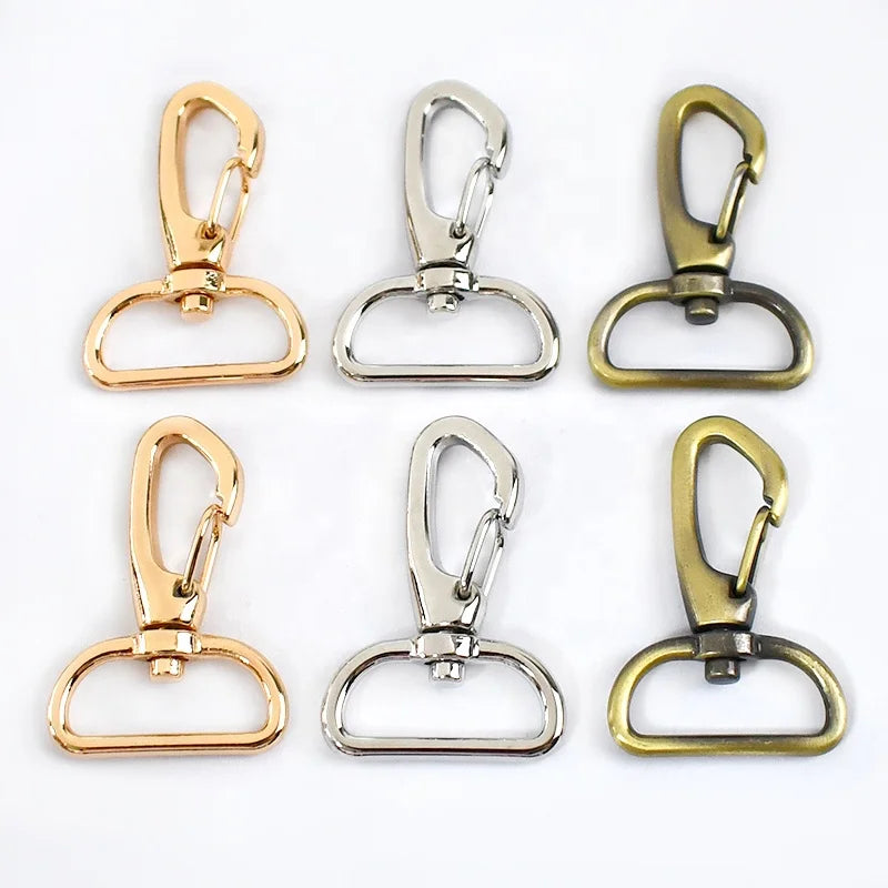 Meetee BF260 25mm Hardware Accessories Key Chain Handbag Lobster Hook Zinc Alloy Backpack Luggage Decoration Strap Dog Buckle