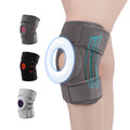 Adjustable Silicone Spring Sweat-absorbent Compression Knee Support Arthritis Joint Pain Relief