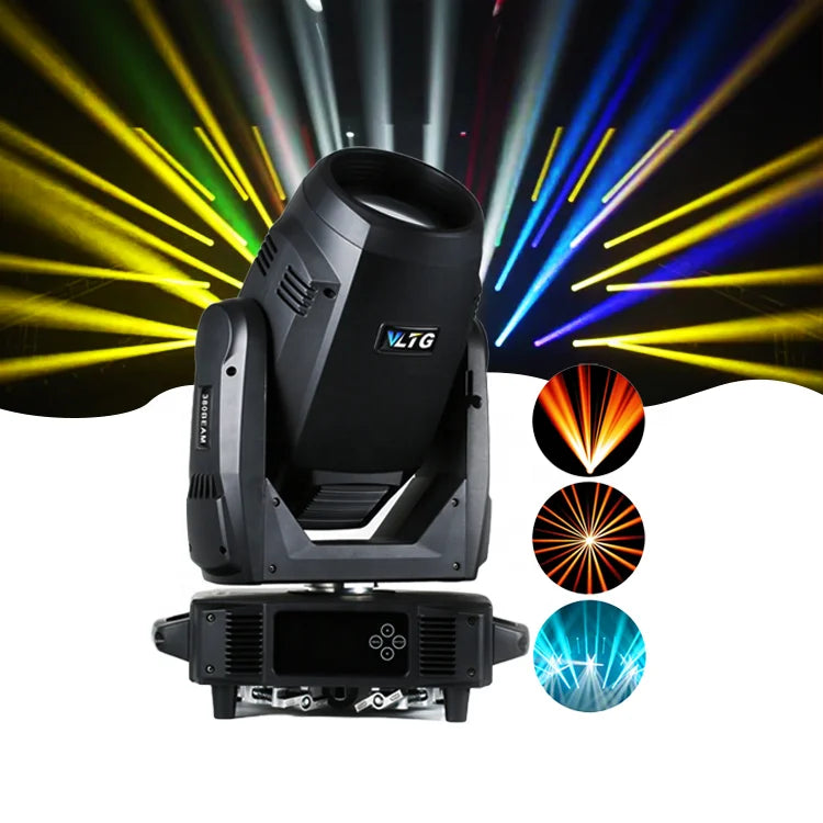 VLTG Lightingtech Reasonable Price Dj  Disco Stage Lighting 380 Moving Head Light 2prism for Nightclub