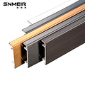 Modern Stainless Steel Baseboard Trim Brushed Edging Decorative Mirror Skirting for Flooring Metal Accessories