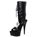 European American Brands 15 cm High/Low Cylinder Ankle Boots Performance Stage Appeal Models Shoes for Autumn Season Short Style