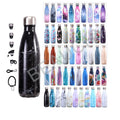 Beauchy 500ml Custom Logo Travel Double Walled Vacuum Insulated Water Bottle Gym Yoga Cola Shape Stainless Steel Water Bottle