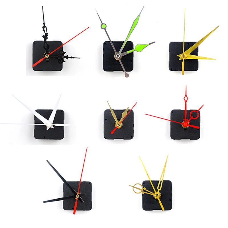 JF031 DIY Clock Core Movement Mechanism Hands Clock Repair Tool Parts Kit Set Resin Mold Craft Fashion Craft Material OPP Bag
