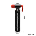 Portable Mini Aluminum Alloy Bicycle Pump Presta Schrader Valve Inflator Cylinder for Balls & MOFA Riding Equipment