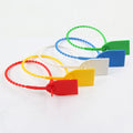 Disposable 280mm Yellow Pull Tight Security Lugga Seal PP Plastic Container and Truck Sealing Strip for Trailer ORE Packing