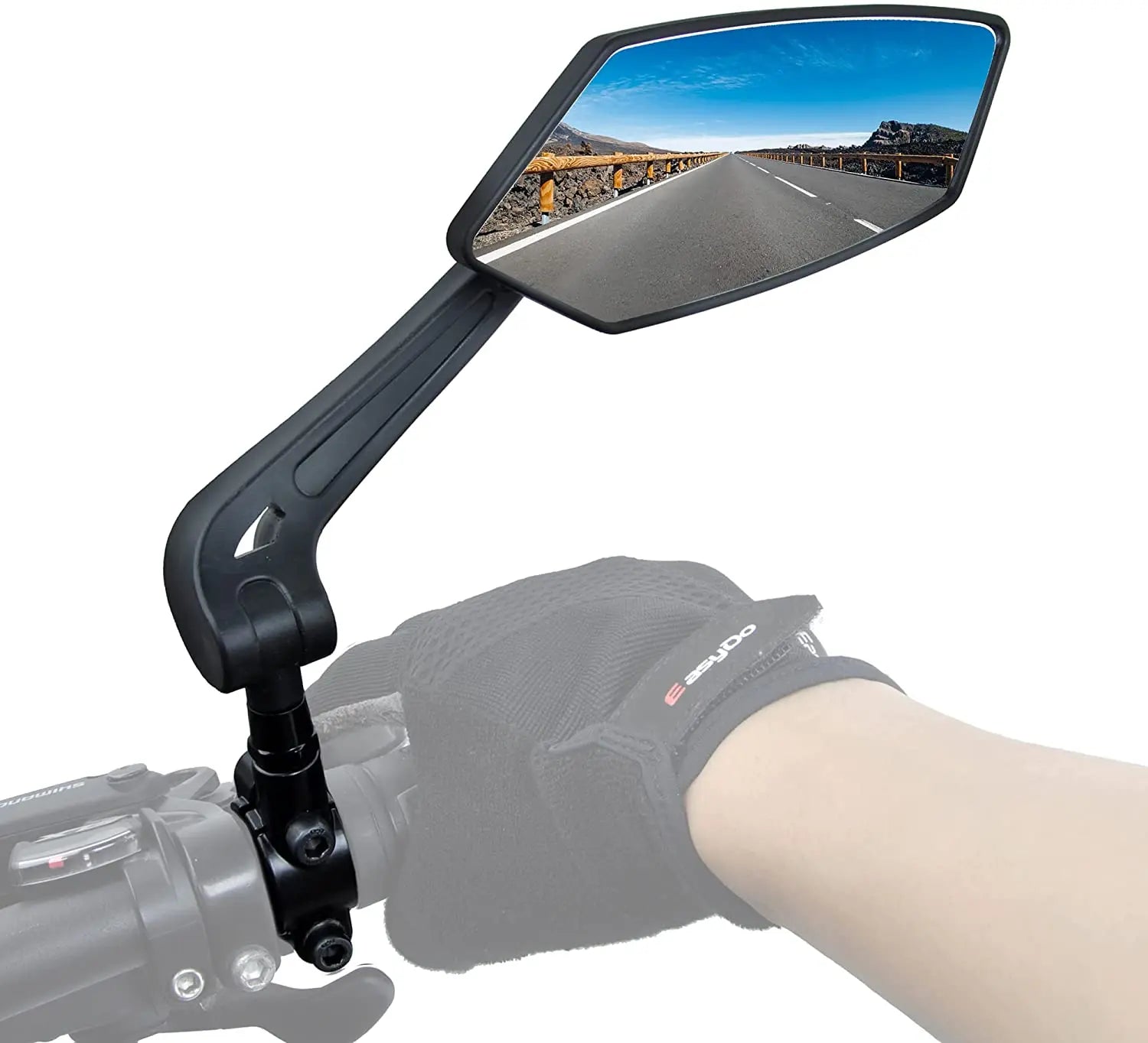 EasyDo Factory 360 Degree Adjustable Bike Handlebar Side Mirror Bicycle Rearview Mirror