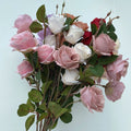 Rose Flower 5 Head Exquisite Roses Cadburys Roses Artificialflowers