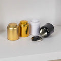 Multi Colors Airtight Empty Coffee Herbs Storage Double Lid Tea Tin Cans