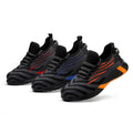 Dian Sen Steel Toe Breathable Rubber Sneakers Work Boot Casual Trainers Lightweight Men Sport Safety Shoes for Men
