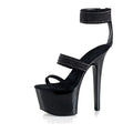 15 cm Pole Dance High Heels Club Banquet Women's Summer Large Fashionable Anti slip High Heels Sandals