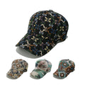 Landfond Travel Beach Casual Ethnic Tribal Geometric Aztec Pattern Bohemian Jacquard 6 Panels Baseball Cap Hat