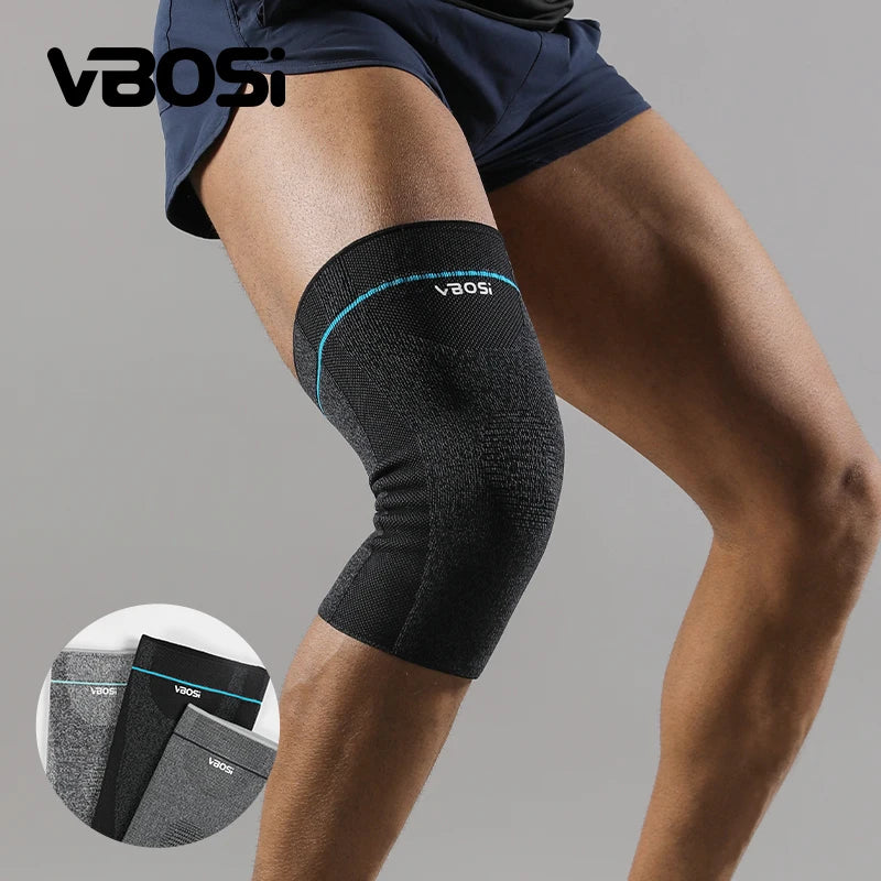 VBOSi 9087 Knee Compression Sleeve 3D Knit for Men and Women OEM ODM for Running Workout Gym Sports and Crawling